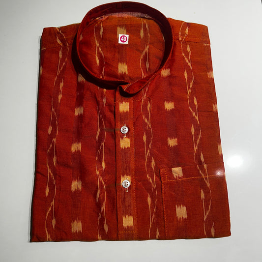 Odisha handloom Pure sambalpuri cotton traditional ethnic kurta for men