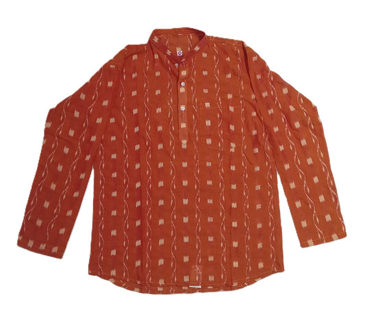 Odisha handloom Pure sambalpuri cotton traditional ethnic kurta for men