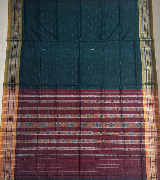 Buy Low Cost sambalpuri design cotton jharana saree from Nia