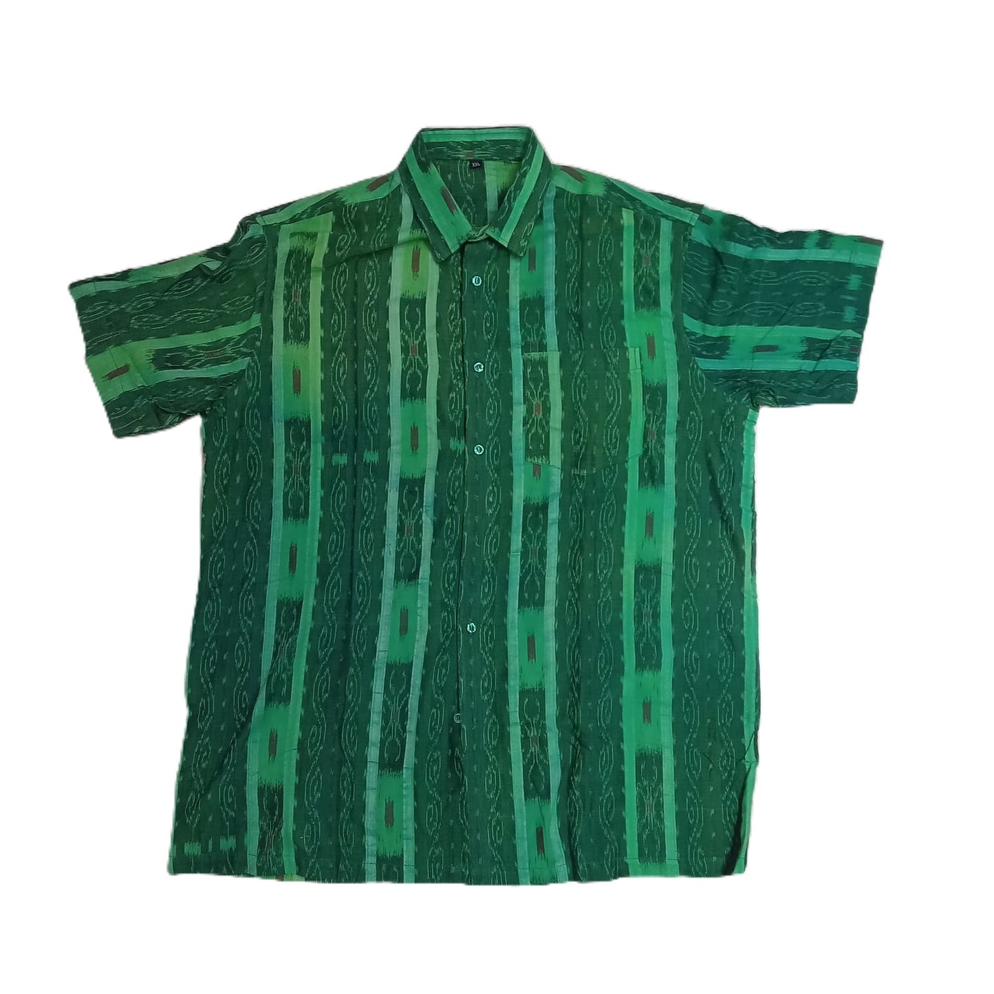 Chepest Odisha Handloom sambalpuri design cotton half shirt for regular use