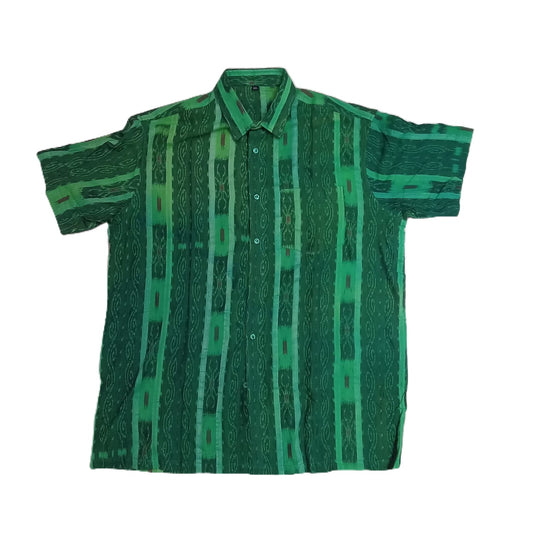 Chepest Odisha Handloom sambalpuri design cotton half shirt for regular use