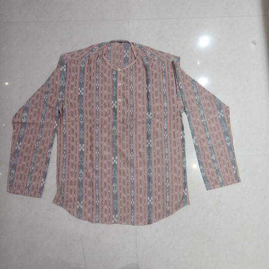 Odisha handloom Men's Wear cotton handloom Short Kurta for Festive Season