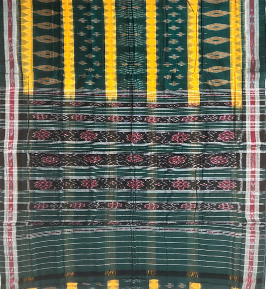 Odisha Handloom Sambalpuri Ikkat Cotton Saree Nuapatna Handloom