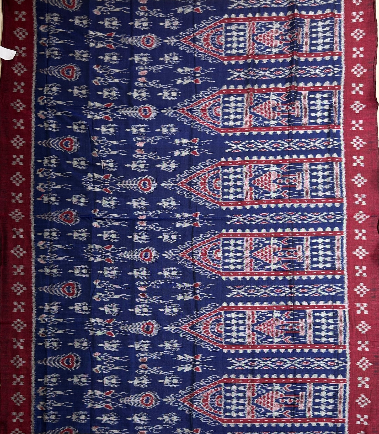 Odisha handloom Nuapatna Special body bandha design cotton saree