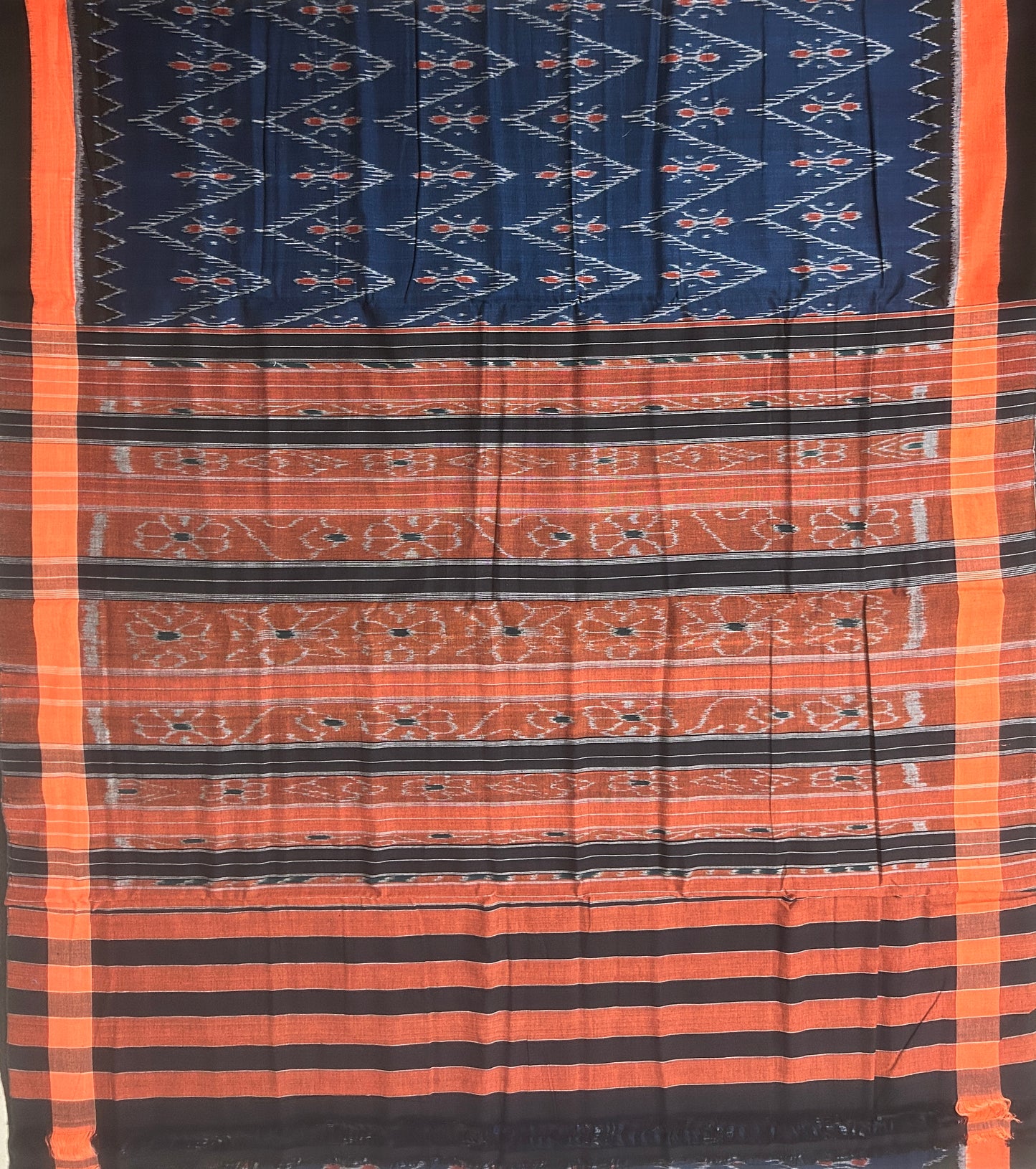 Buy Ikat cotton khandua Cotton Odisha handloom Saree from maniabandha | Shop Online