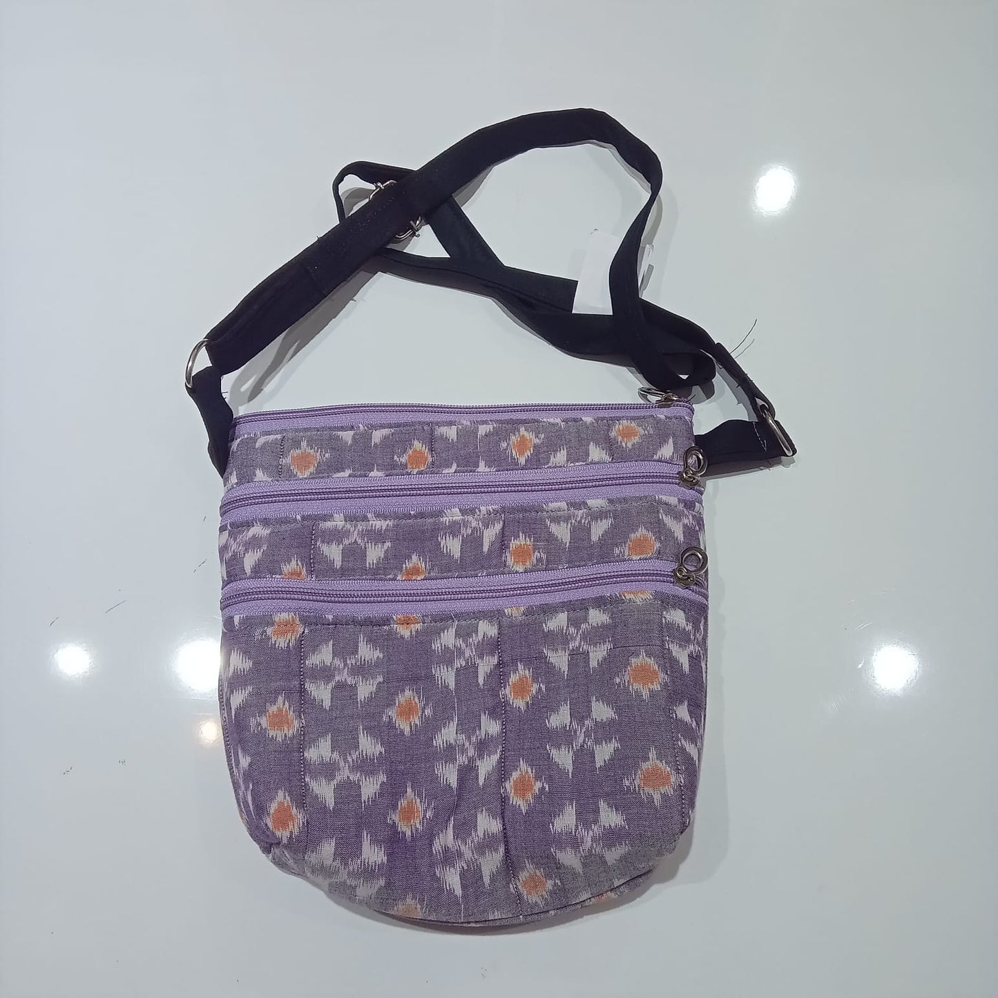 New Sambalpuri Design handmade handloom ikat work cotton soulder bag for girls