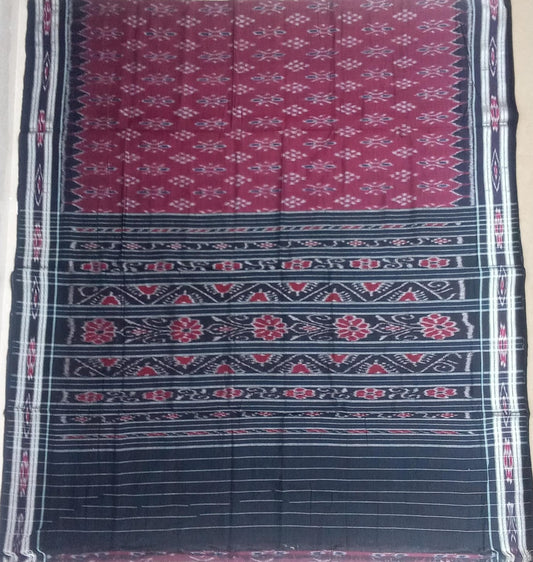 Odisha handloom nuapatna cotton saree renowned for their vibrant colors and intricate ikat