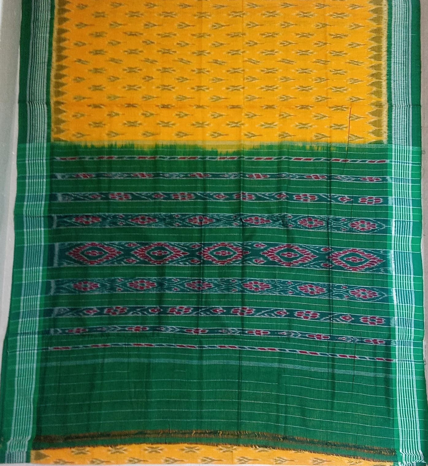 Maniabandha design Pure cotton body bandha handloom saree from Odisha