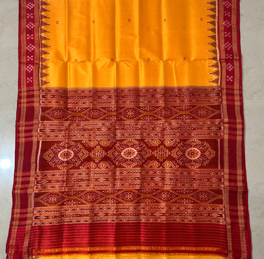 Manibandha Ikat Saree : Buy Indian handloom Odisha Silk Sari from House of Weavers