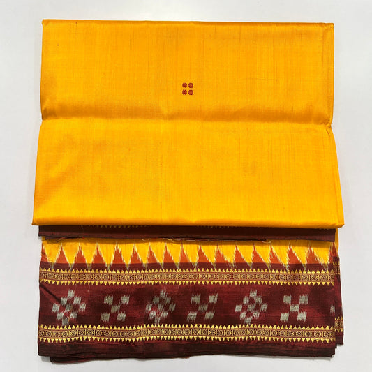 Odisha handloom ikat nuapatna khandua silk saree for bridal wear