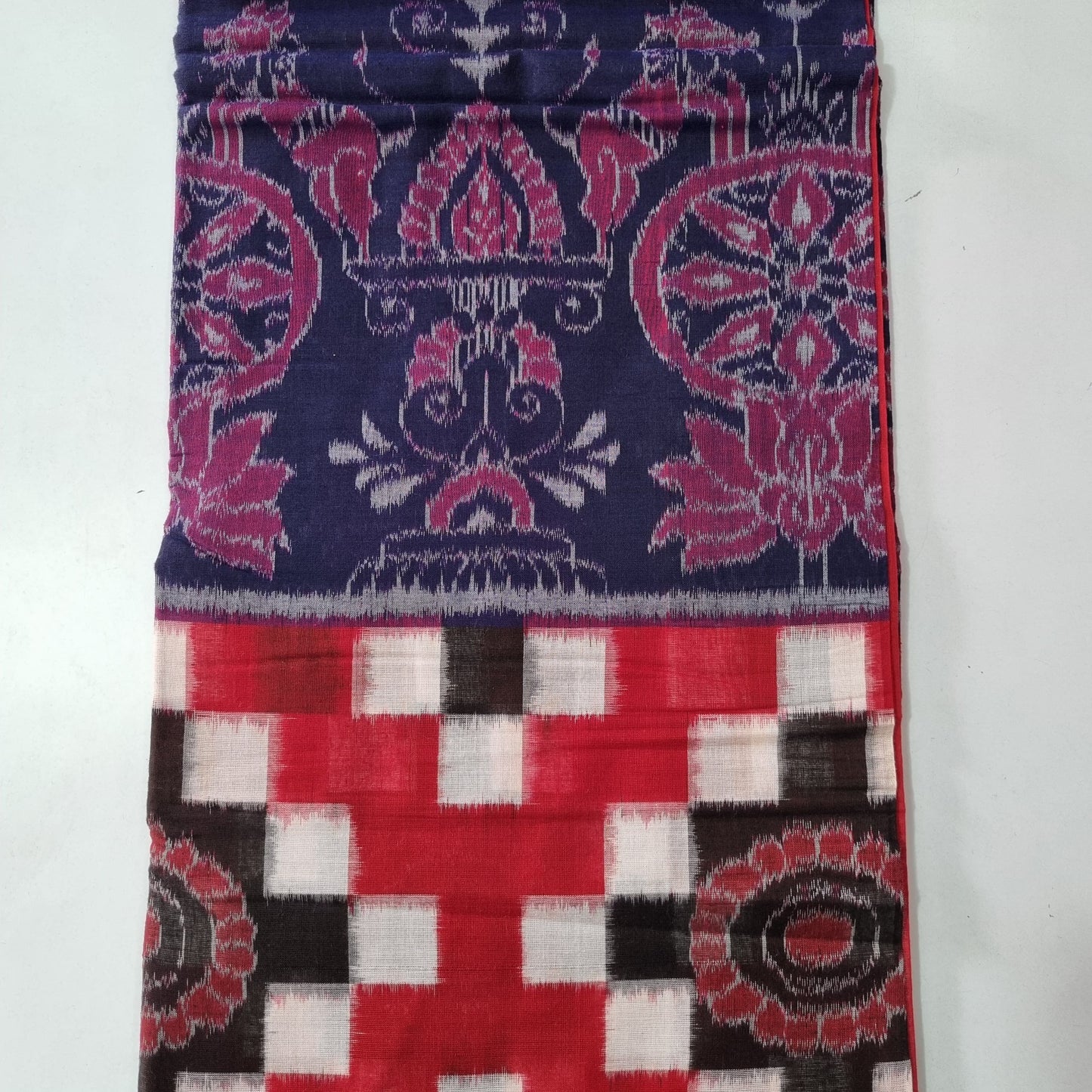 Odisha Handloom Sambalpuri Border Pasapalli Cotton saree