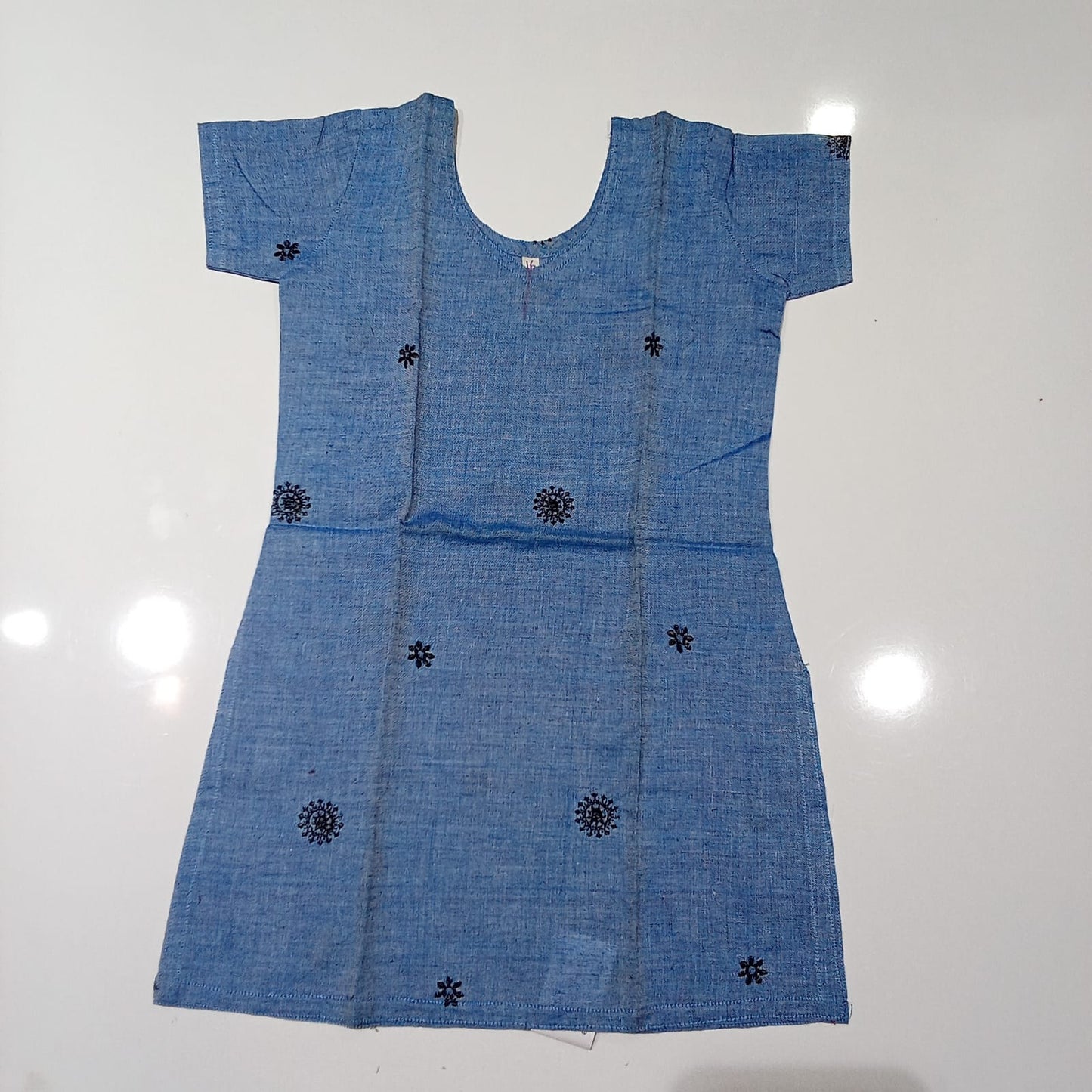 Buy Odisha handloom Pure cotton sambalpuri readymade frock for baby girl