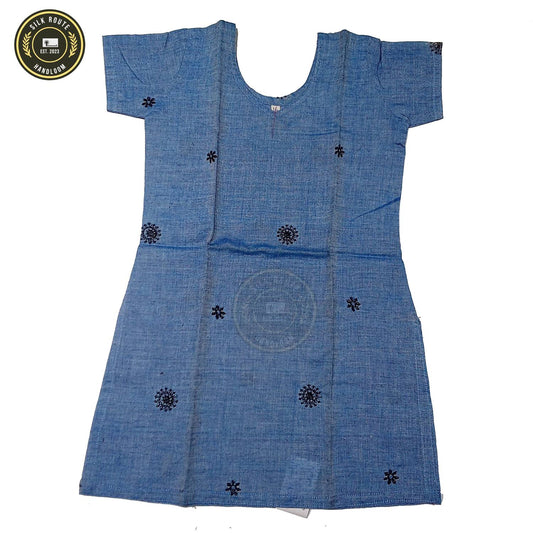 Buy Odisha handloom Pure cotton sambalpuri readymade frock for baby girl