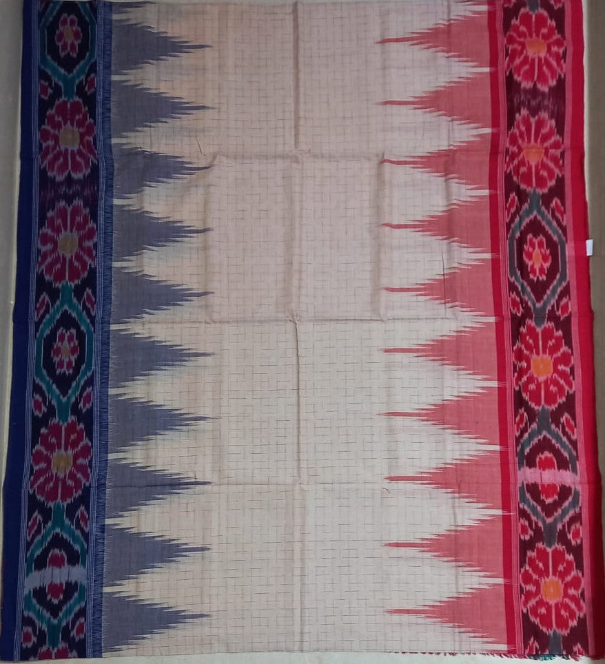 Odisha Handloom Nuapatna Cotton handwoven dui pania everyday wear saree