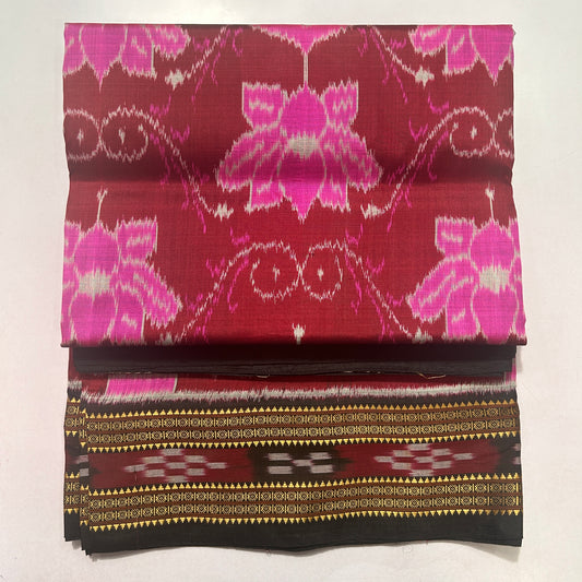 Odisha handloom ikat Pure silk khandua saree from Nuapatna Village