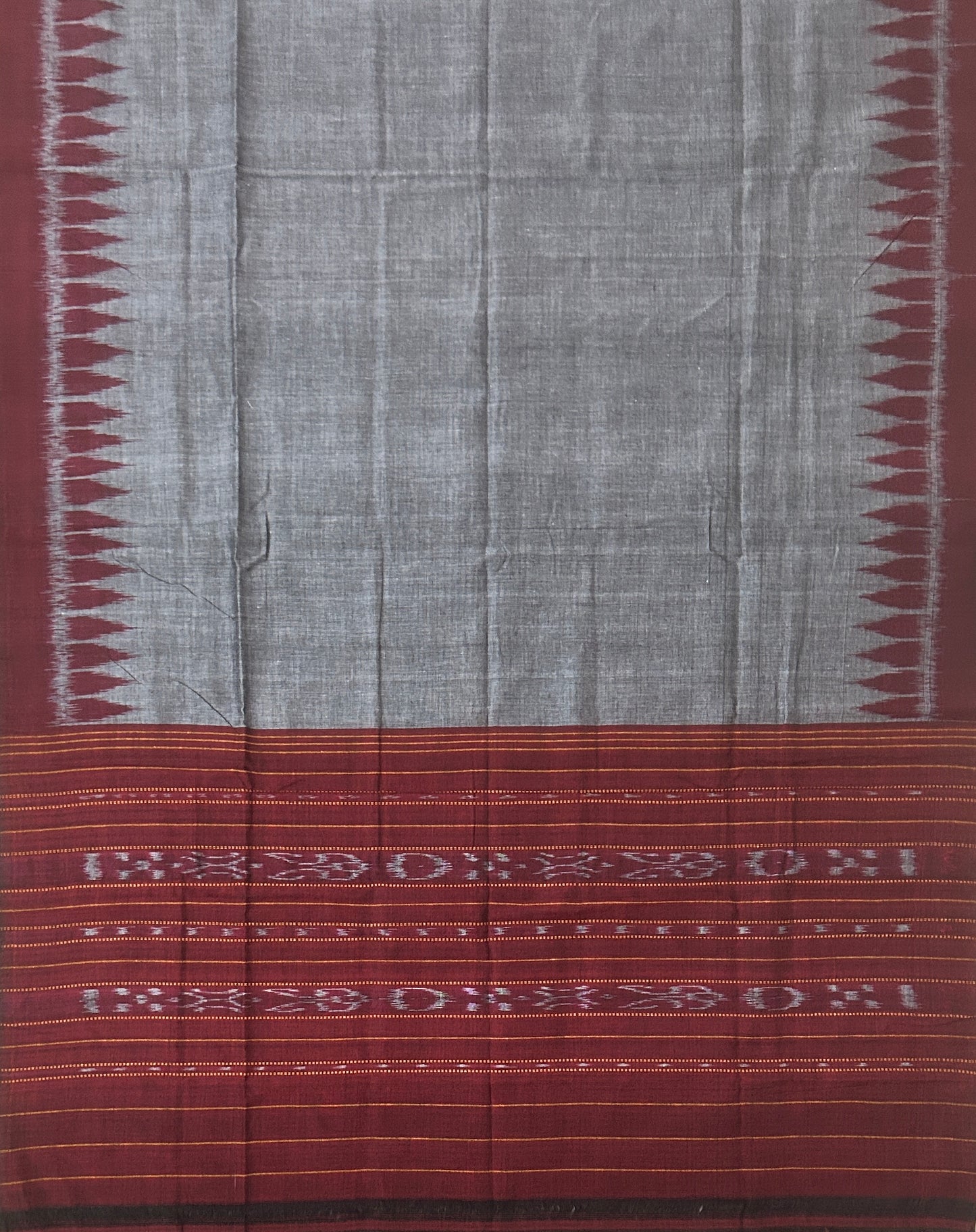 Odisha Handloom Nuapatna Ikat Ladies temple border Dupatta for Office and colleges