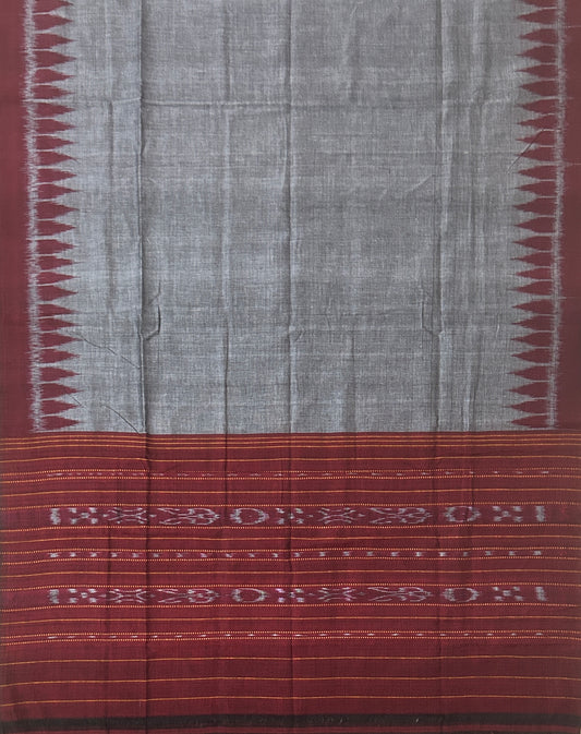 Odisha Handloom Nuapatna Ikat Ladies temple border Dupatta for Office and colleges