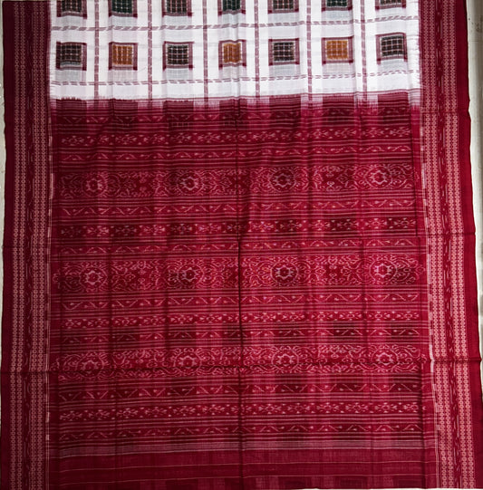 Odisha Handloom Pure Cotton Sambalpuri Ashwini Saree | Shop at Best Price