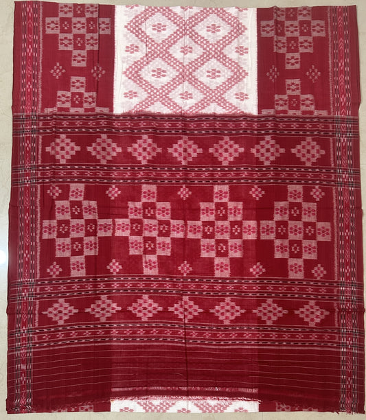 Odisha Handloom Pure Cotton sambalpuri design saree for mother