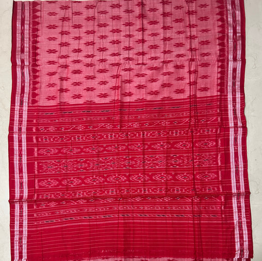 Odisha Handloom Pure Cotton Buti Plain Casual Cotton Saree from Nuapatna