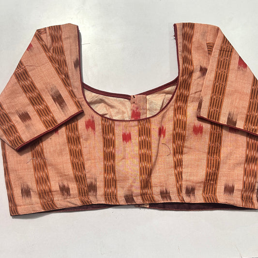 Odisha Handloom designed Readymade Unstitched Pure Cotton Blouse for Women