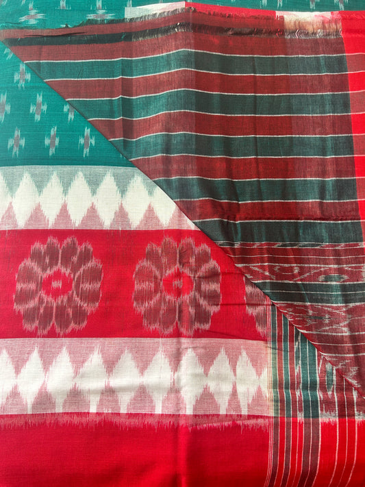 Odisha Handloom Maniabandha weavers new multicolor ikat cotton Saree