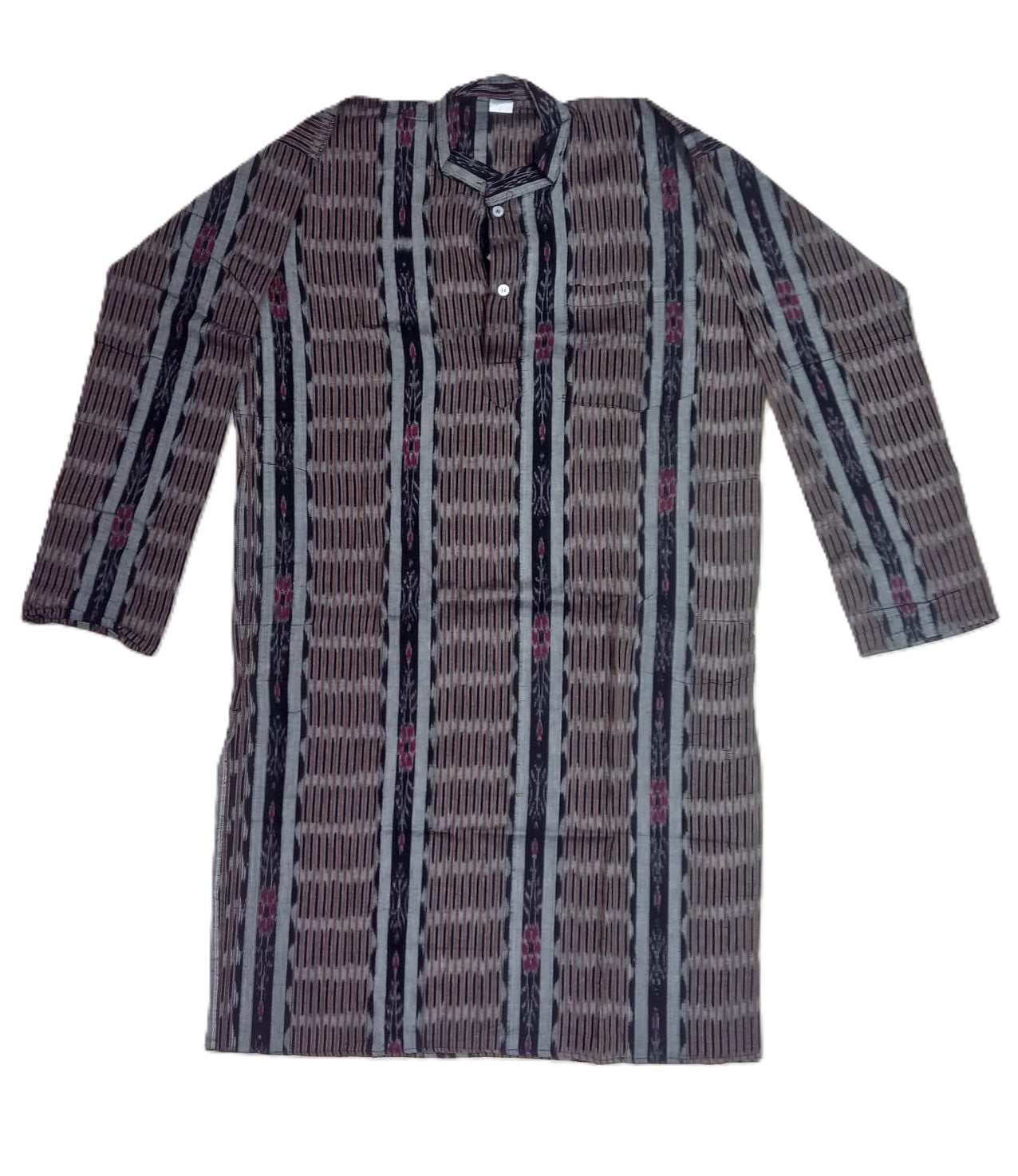 Odisha Handloom sambalpuri Ikat cotton Long gents Kurta for traditional Wear