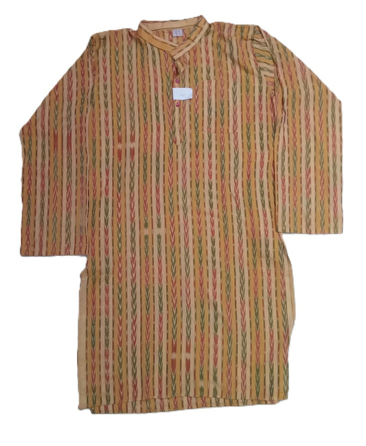 Sambalpuri Odisha handloom Cotton Dhila Kurta for Men for traditional wear