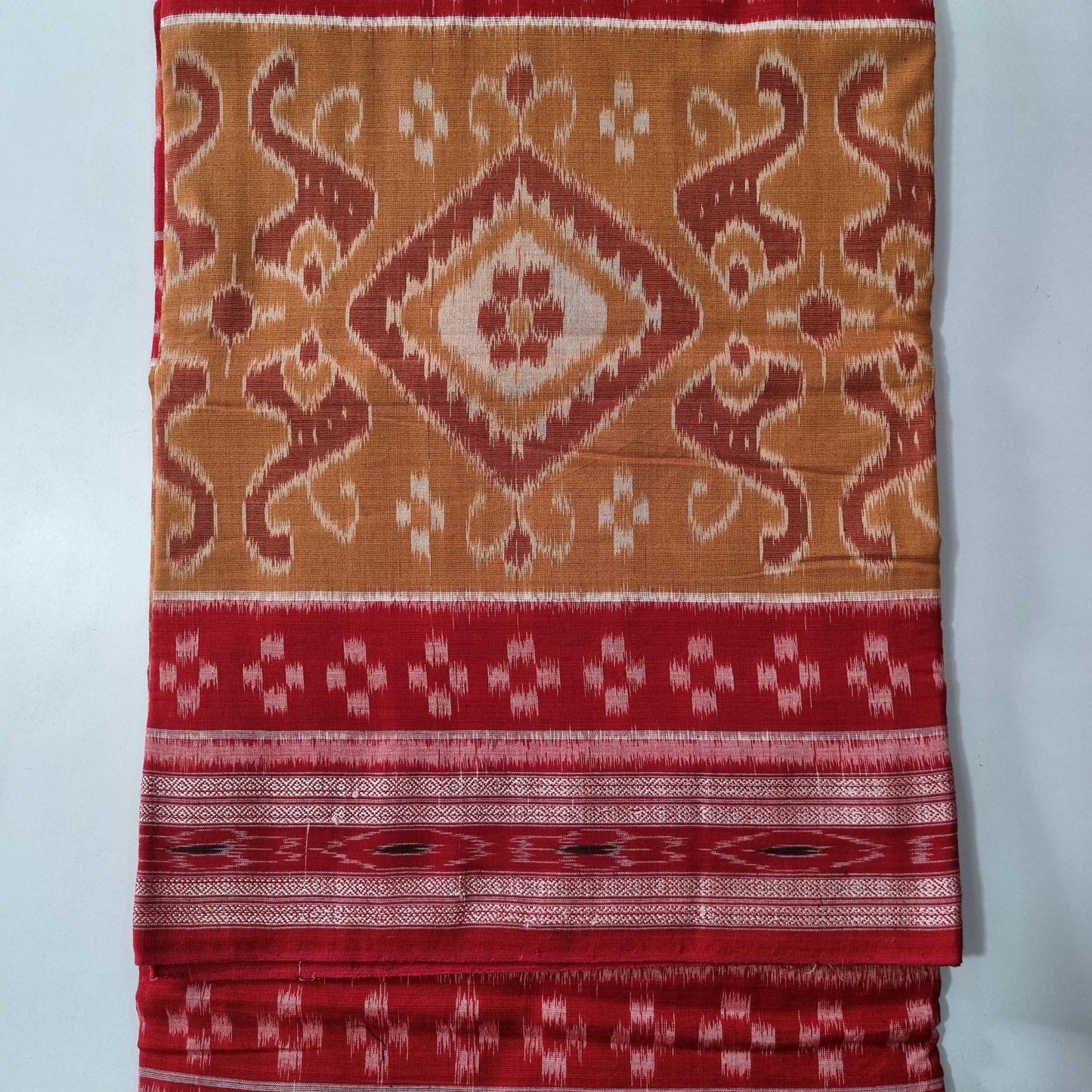 Odisha handloom Nuapatna Special body bandha design cotton saree