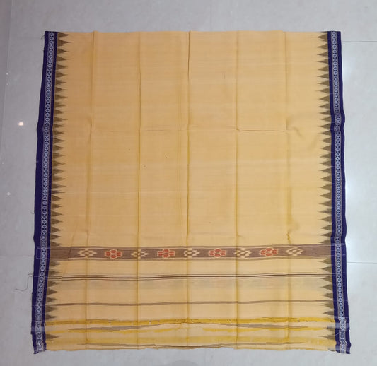 Buy Odisha Handloom Pure Cotton Sambalpuri design temple border Gamcha | Shop towel Now