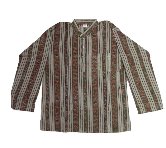Odisha Handloom Pure Cotton Sambalpuri Half Kurta for Men