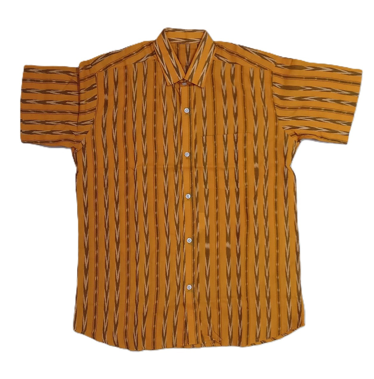 Odisha handloom Sambalpuri bandha work cotton half shirt