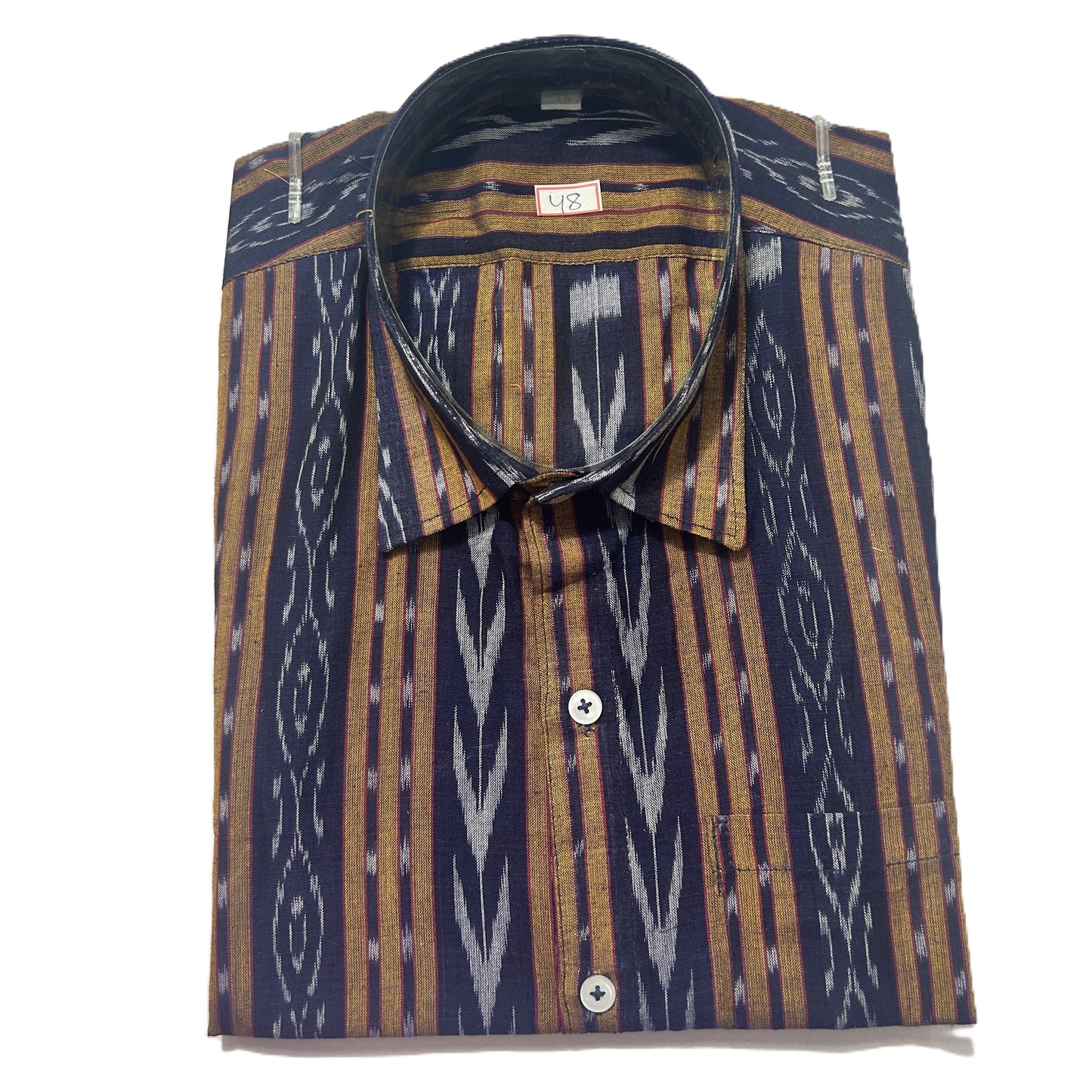 Odisha handloom Cotton new sambalpuri pattern ikat half shirt for party
