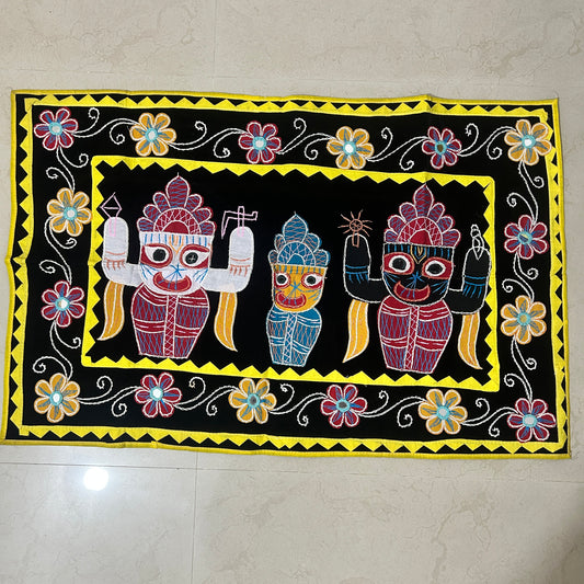 Odisha Famous Simple pipili handicraft chandua design for wall hanging