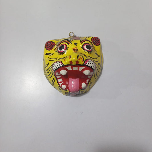 Odisha handicraft Raghurajpur Papier Mache Tiger Face mask