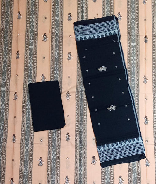 Odisha Handloom Ikat cotton dress set | Unstitched EmbroideryDesign