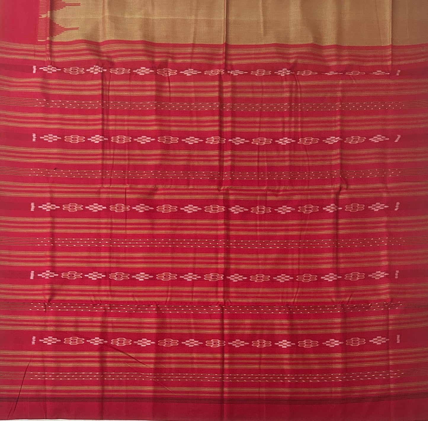 Odisha handloom Plain Sambalpuri Cotton Saree for Office from Sonepur