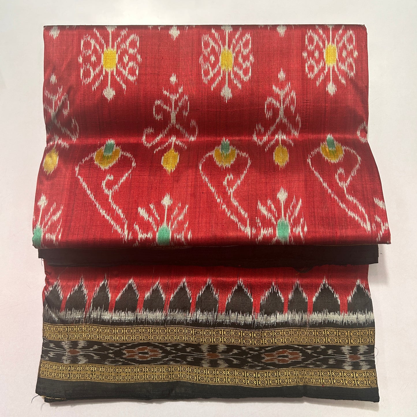 Buy Ikat Odisha Handloom maniabandha Silk Saree for Casual wear | Online Shopping