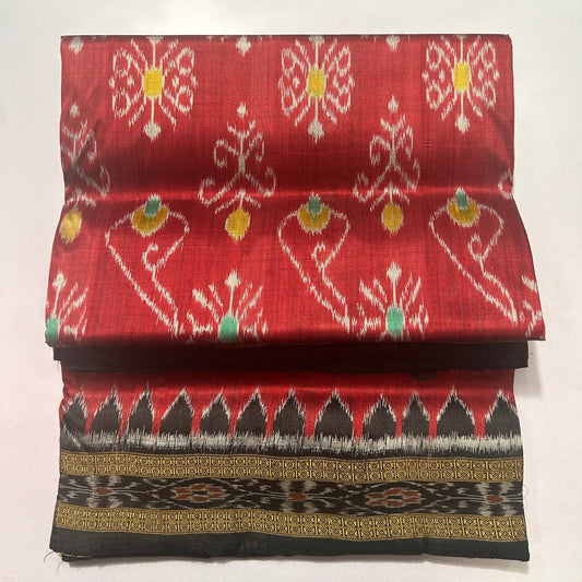 Buy Ikat Odisha Handloom maniabandha Silk Saree for Casual wear | Online Shopping