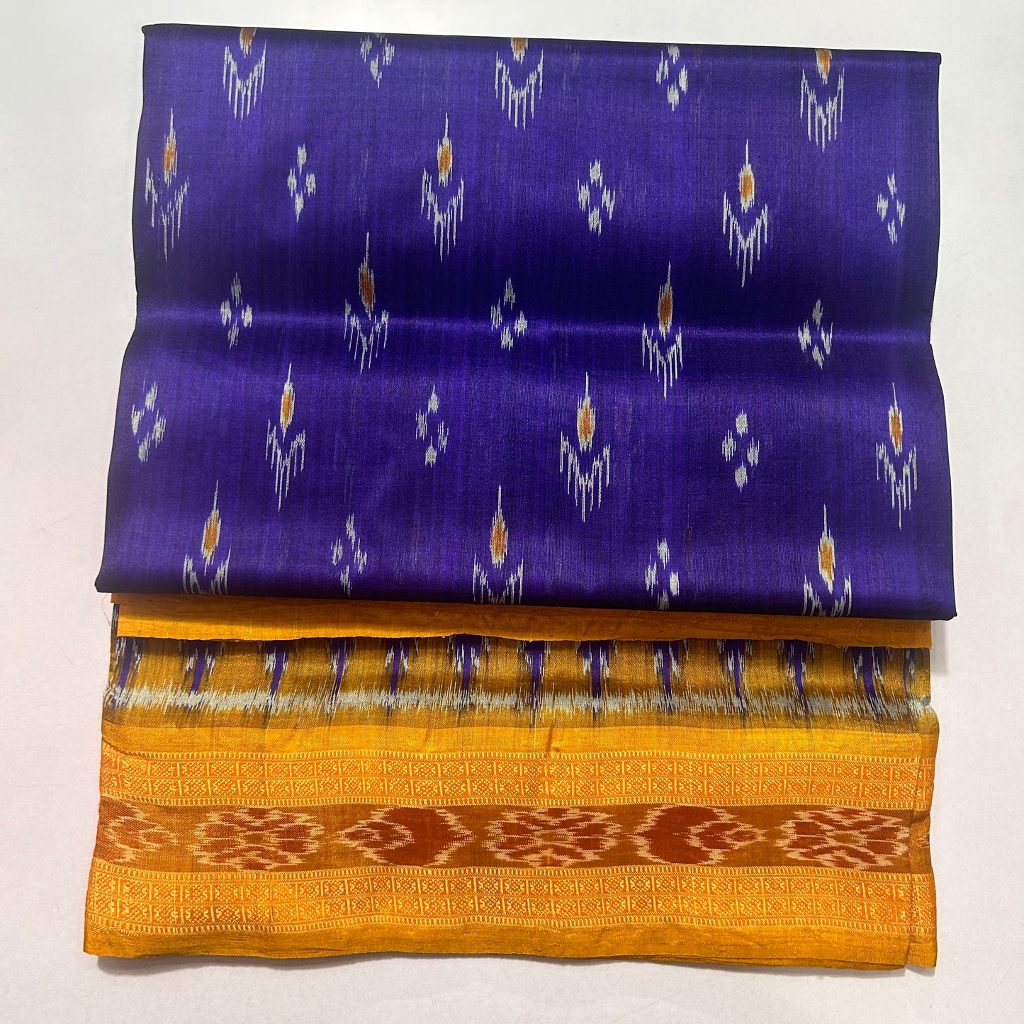 Buy Original Silk Odisha Handloom Nuapatna ikkat flower motif design saree