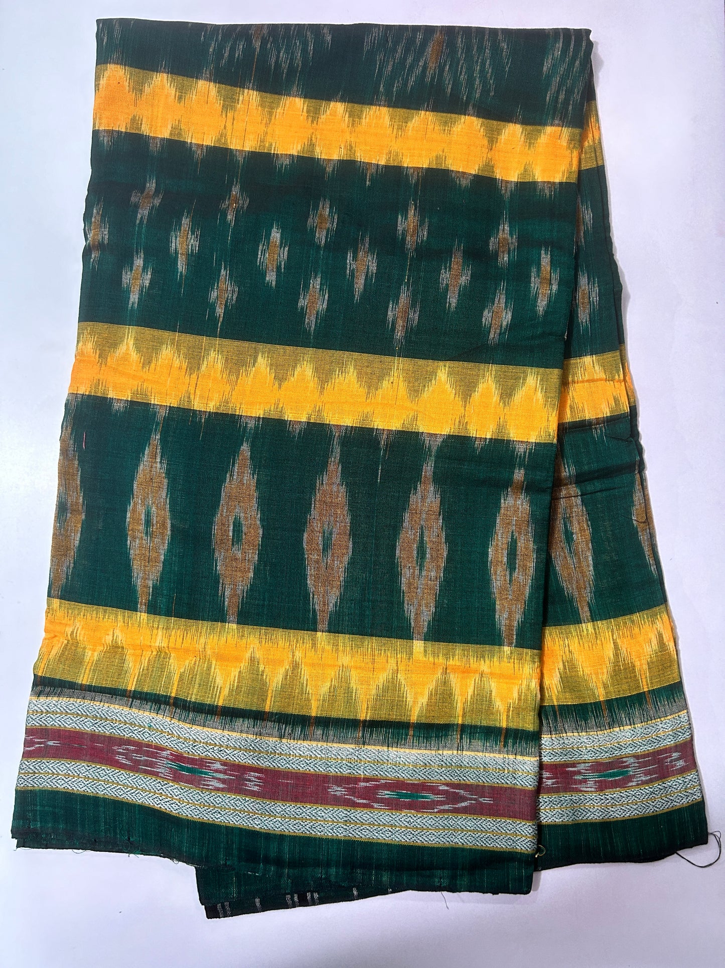 Odisha Handloom Sambalpuri Ikkat Cotton Saree Nuapatna Handloom