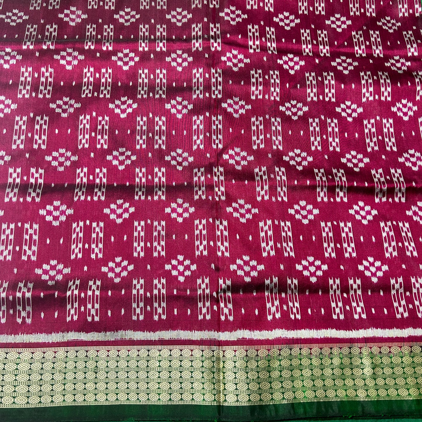 Odisha Handloom Bomkai work Pasapalli small design Sonepur Silk Saree for wedding Party