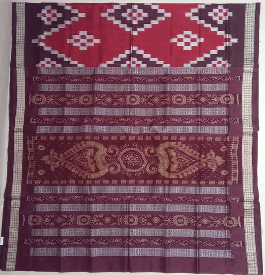 Unique Design Odisha Handloom Sambalpuri Silk Party Function Wear Women's Saree