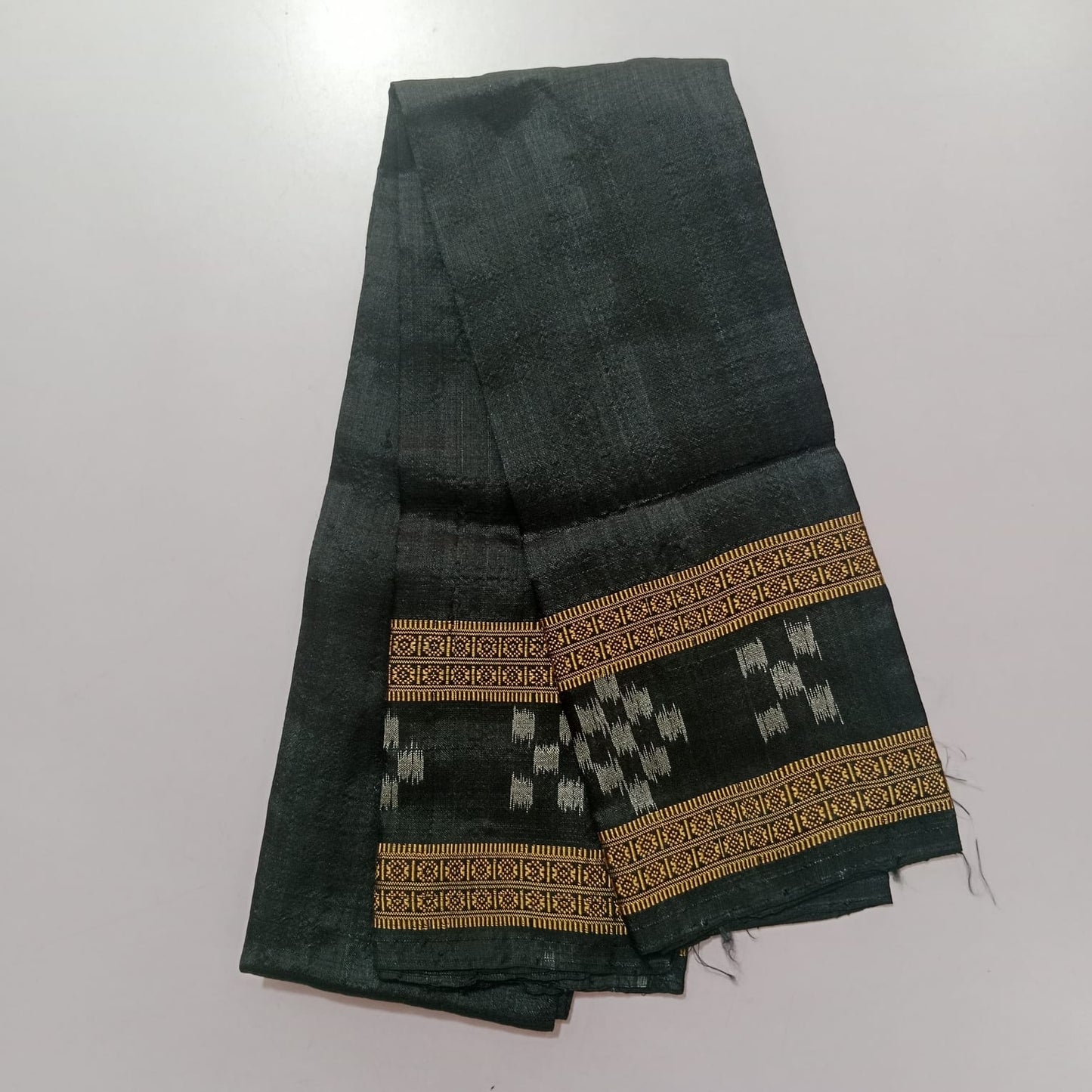 Odisha handloom Ikat Sambalpuri Pure big Border silk blouse Piece