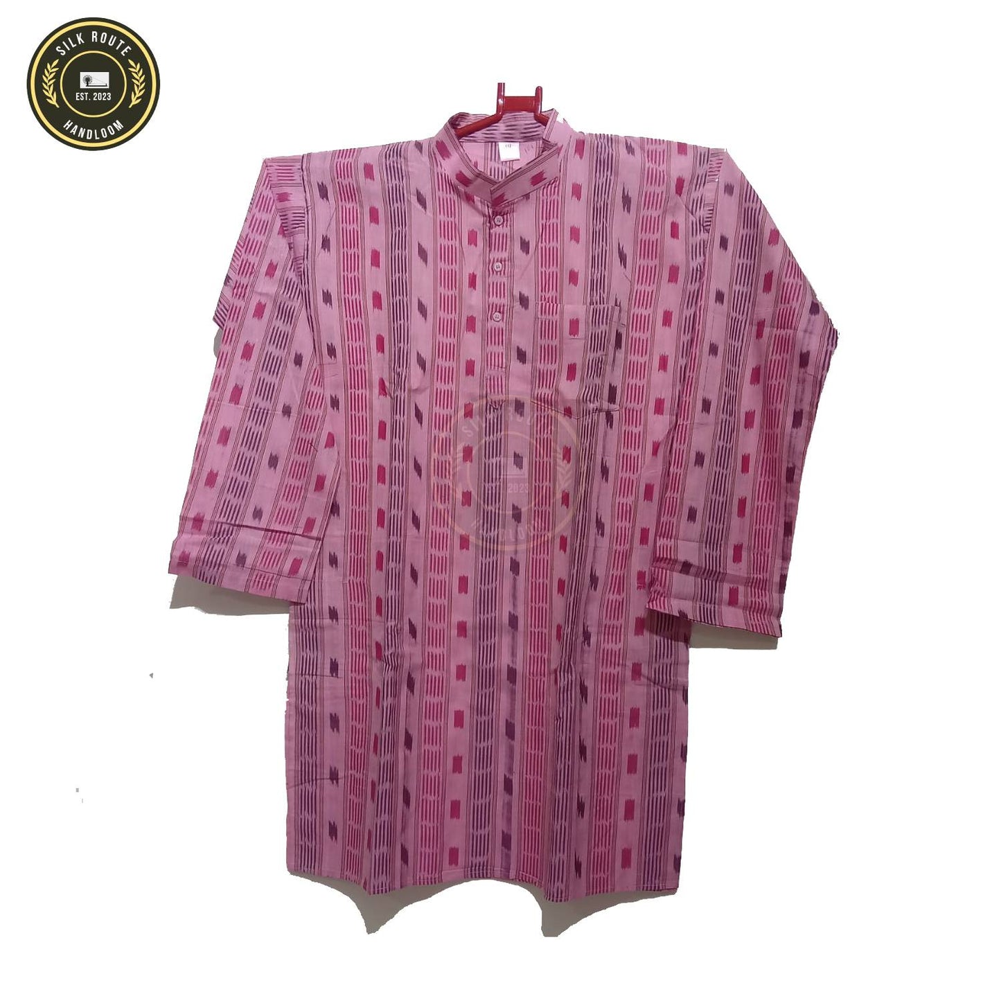Odisha Handloom Pure Cotton sambalpuri design Men's Long Kurta