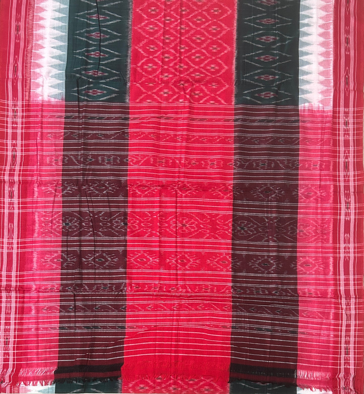 Odisha handloom Nuapatna Kotki Pure Bandha Cotton Saree for Pujo