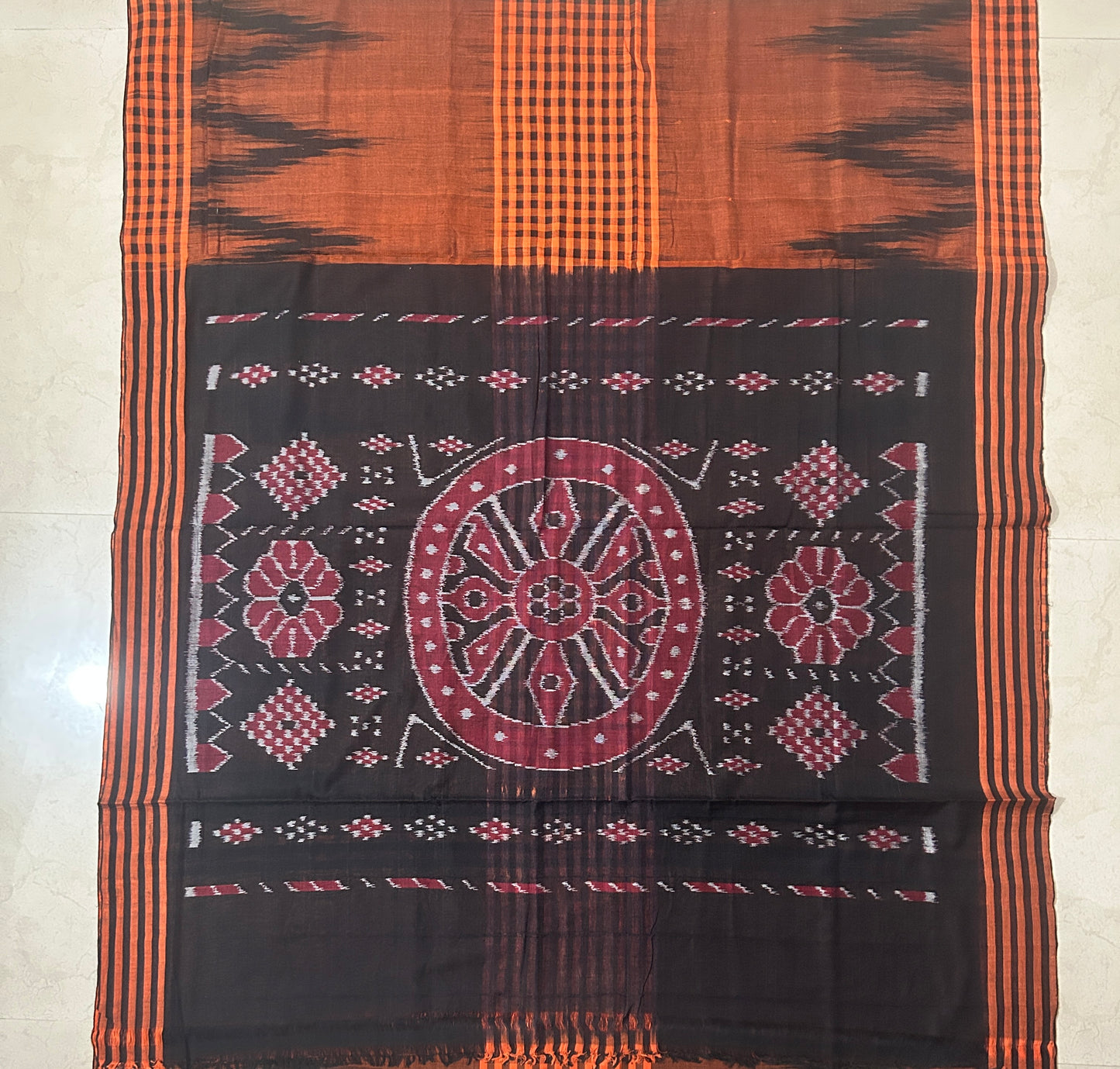 Odisha Handloom Kargil Cotton Saree From Nuapatna