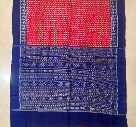 Odisha Handloom Sambalpuri Bomkai Pure Cotton Saree