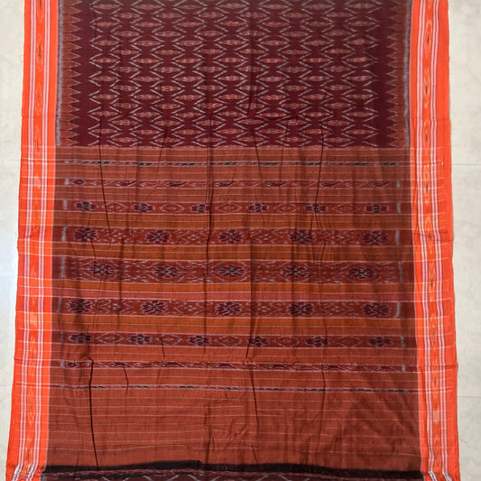 Odisha handloom Sambalpuri Bandha Pasapalli Design Exclusive Cotton Saree