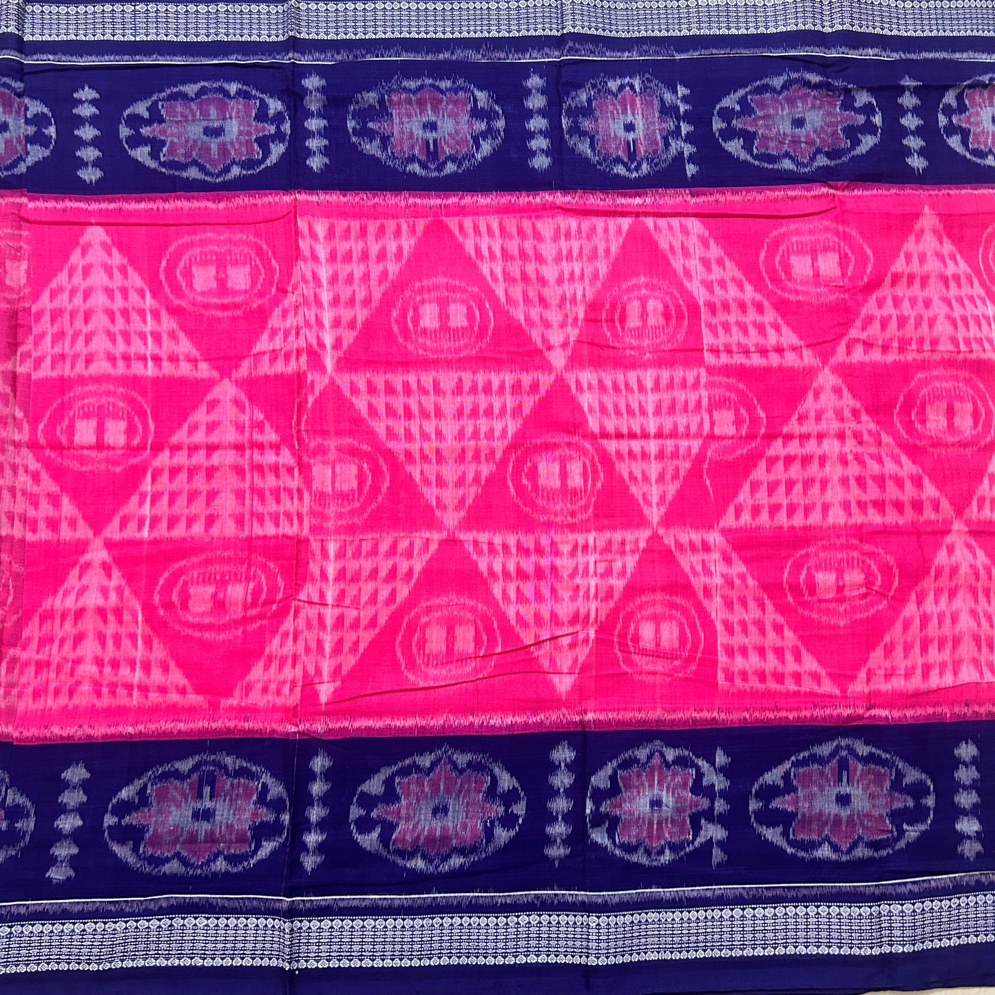 Odisha Handloom Pure sambalpuri bomkai Cotton Bridal Cotton Saree for Gifting